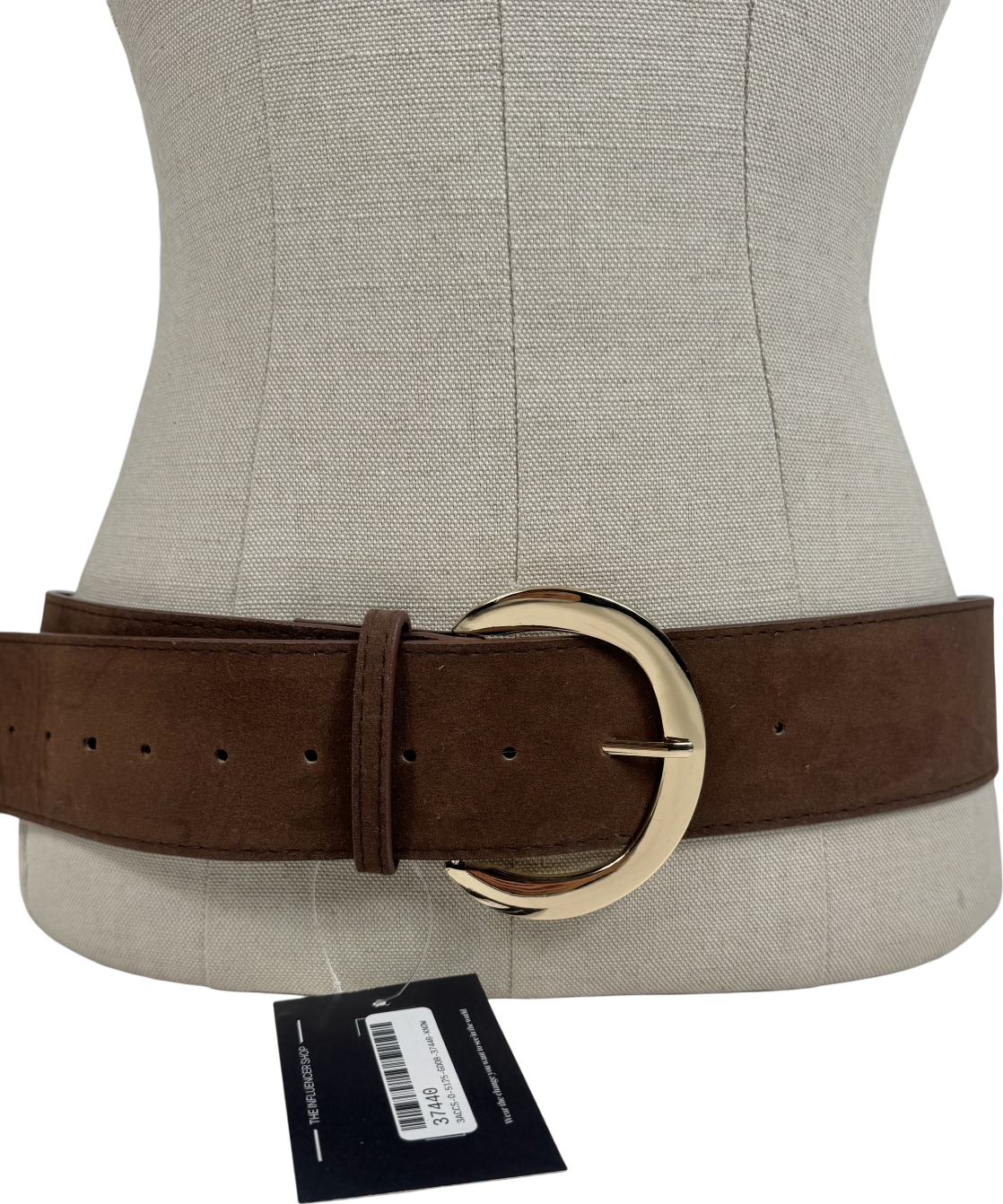 Suede Brown Belt UK S