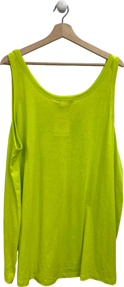 Yours Yellow Sleeveless Top UK 26-28