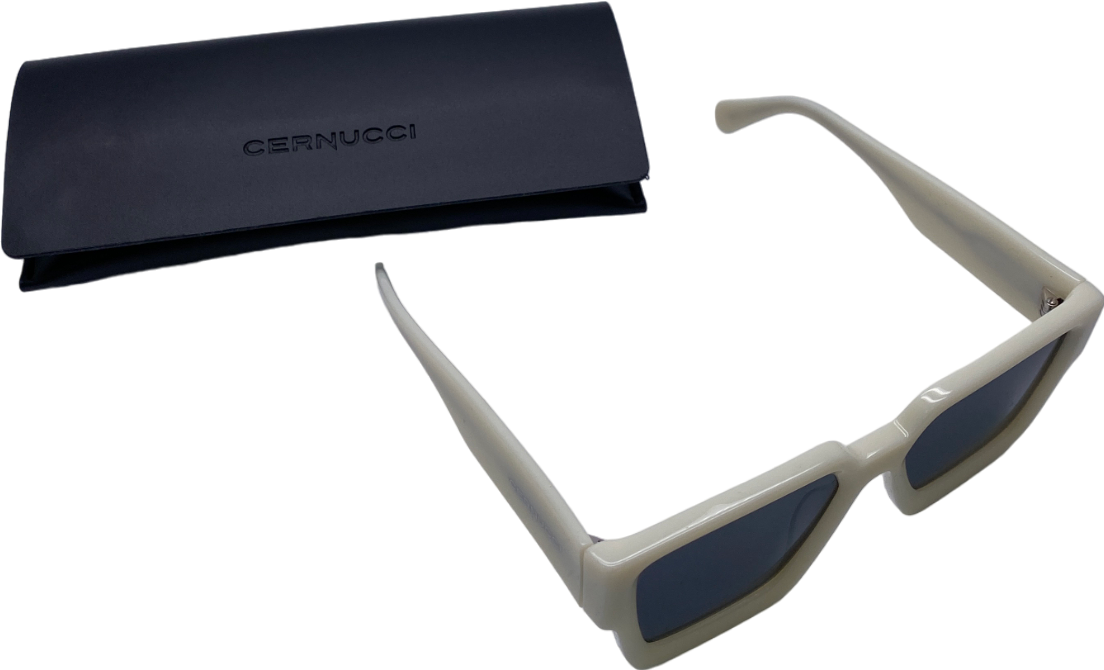 Cernucci Cream Edge Sunglasses One Size