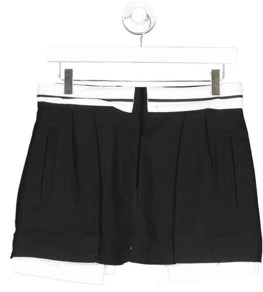 The Couture Club Black Fold Mini Skirt UK 8