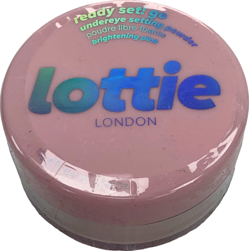 Lottie London Ready Set Go Under Eye Setting Powder Brightening Pink 5g