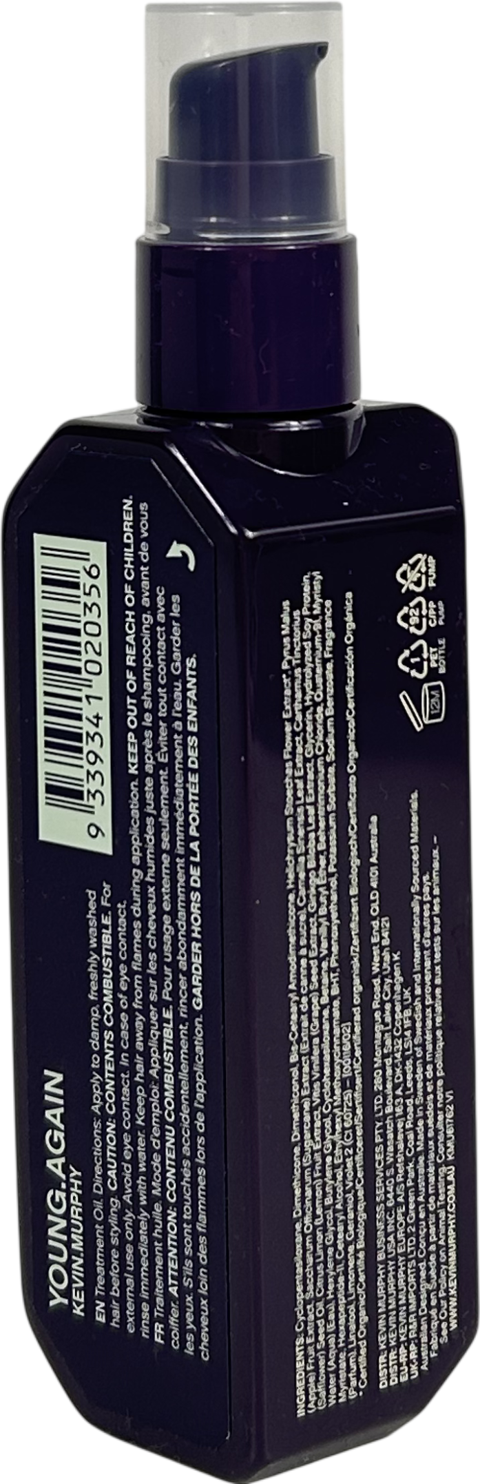 Kevin Murphy Young.again Leave-in Treatment Oil 100ml