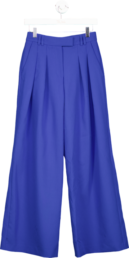 Karen Millen Blue Wide Leg Trousers UK 6