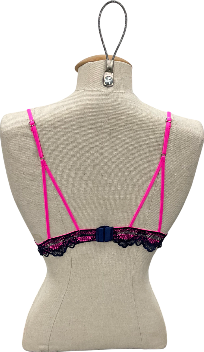 Understatement Blue Lace Triangle Bralette UK M