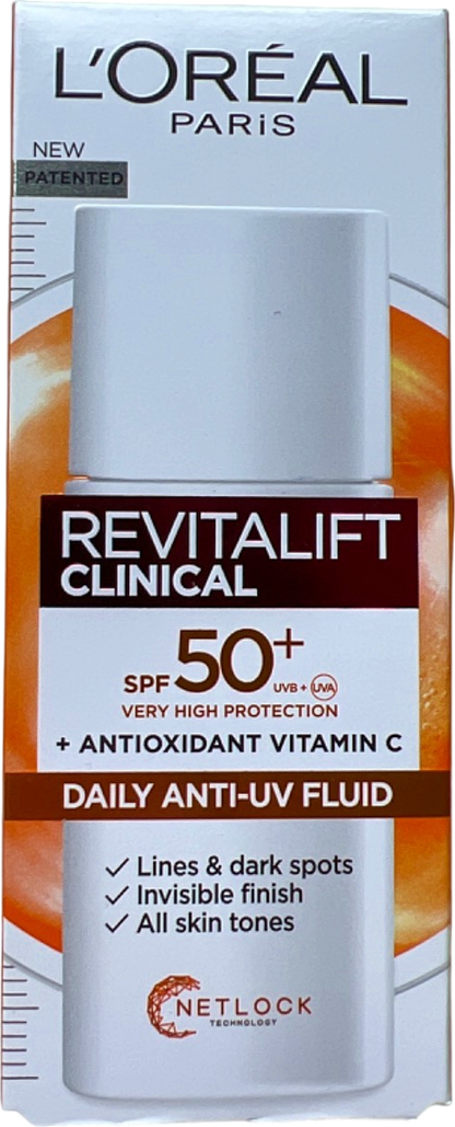 L'Oréal Paris Revitalift Clinical Daily Anti-UV Fluid SPF 50+ 50ml