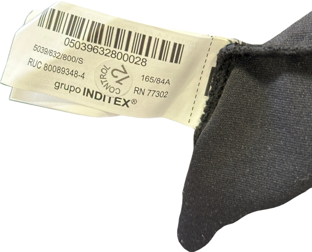 ZARA Black Ruched Midi Dress UK S