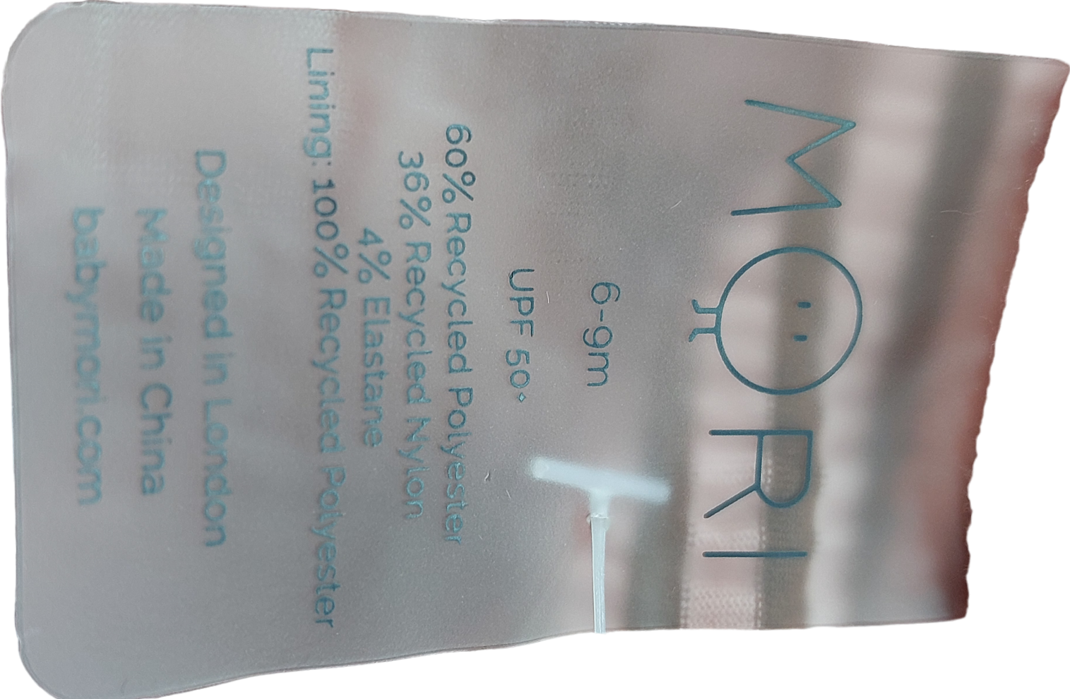 Mori Baby Pink Striped Sunsafe Swim Suit 3-6 Months