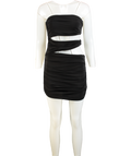 h:ours Black Cut Out Alaric Mini Dress UK S