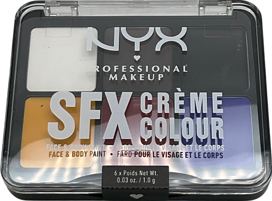 NYX Sfx Creme Colour Primary Colours 6 x 1g