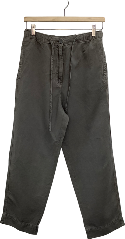 ZARA Grey The Casual Barrel Trouser UK M