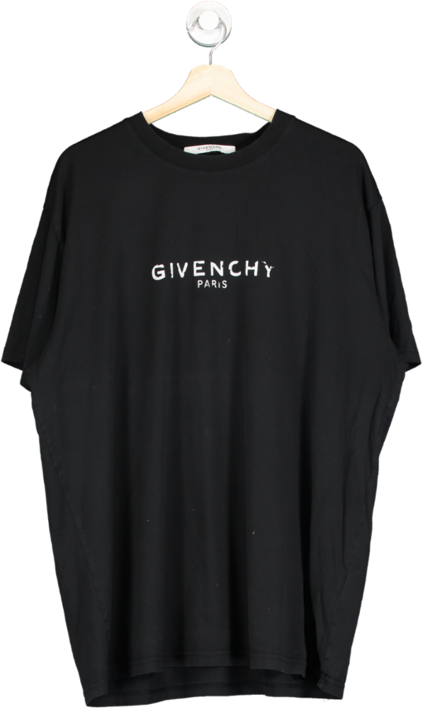 Givenchy Black Oversized Fit T-shirt XL