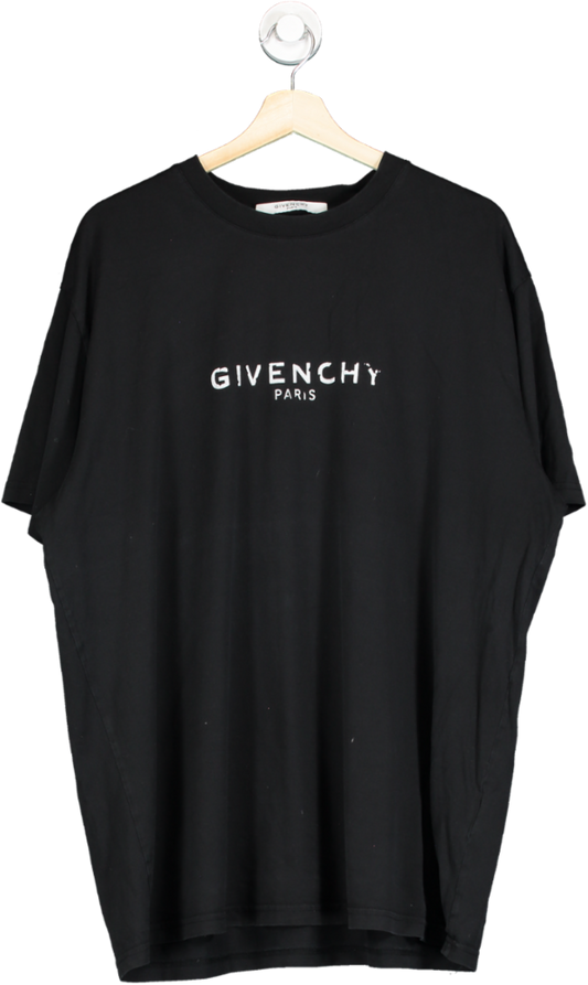 Givenchy Black Oversized Fit T-shirt XL