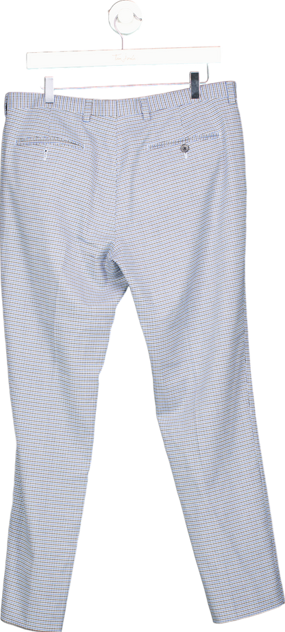 Burton Menswear Blue Skinny Fit Trousers with Stretch UK 34S