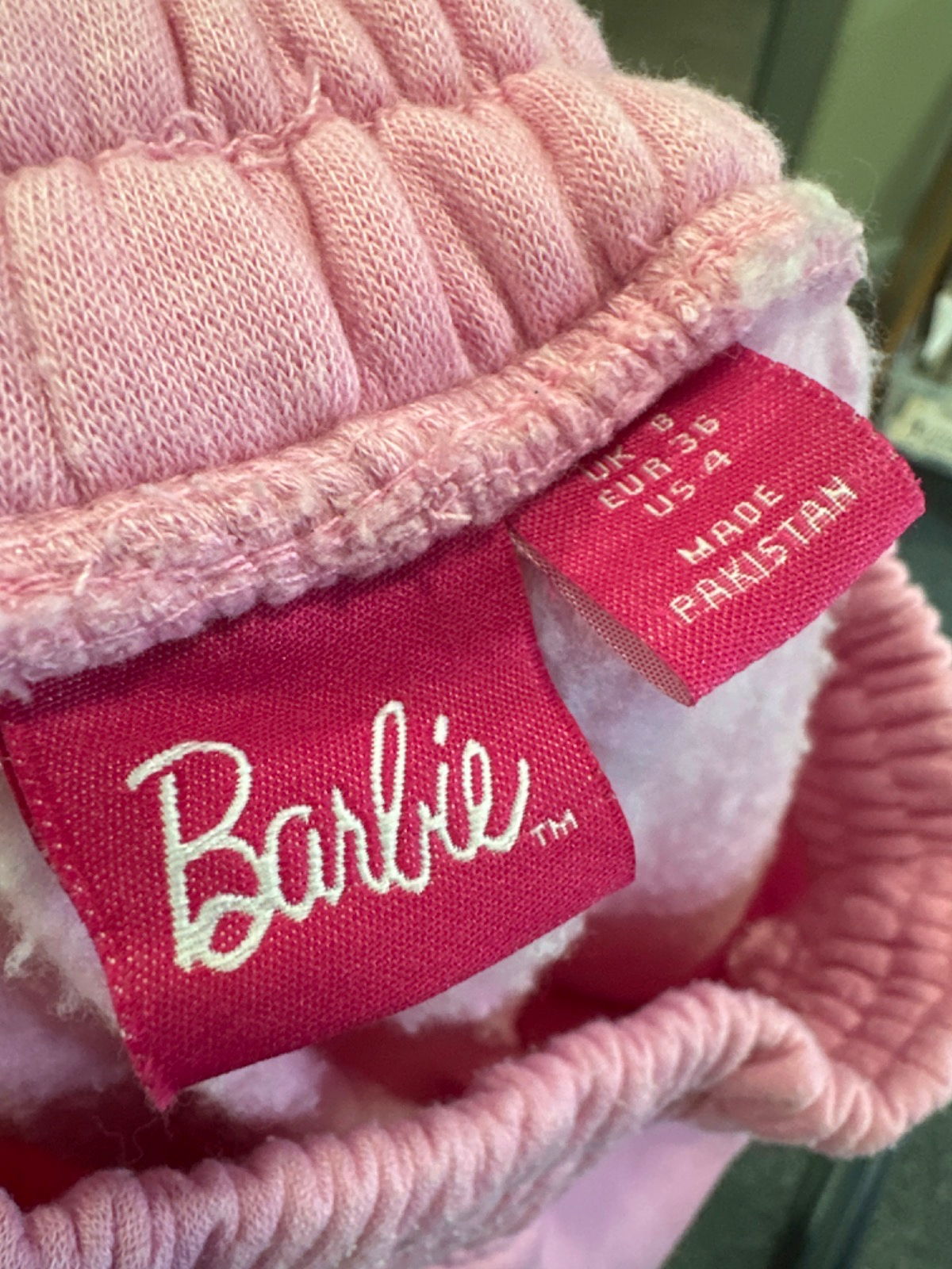 Barbie Pink Fleece Joggers UK 8