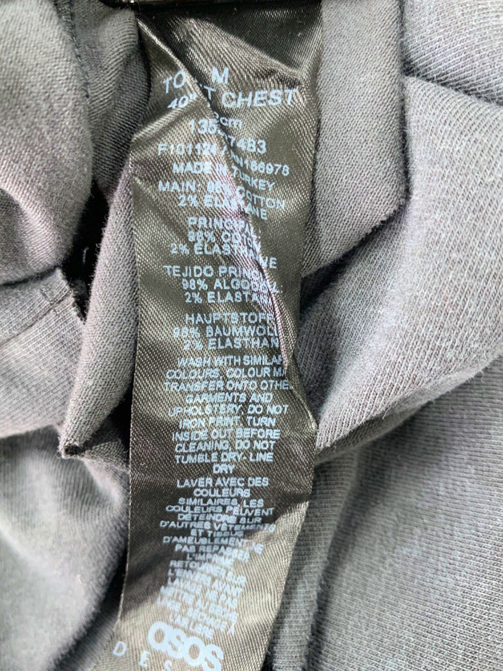 Asos Grey Berlin T-Shirt UK M