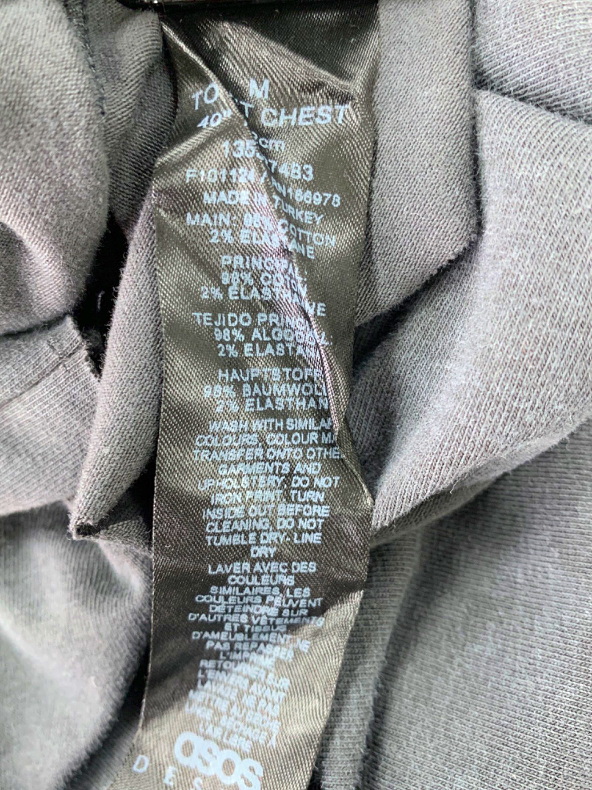 Asos Grey Berlin T-Shirt UK M