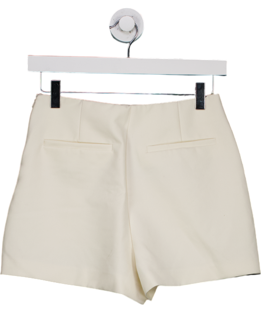 ZARA White Asymmetric Skort UK XS