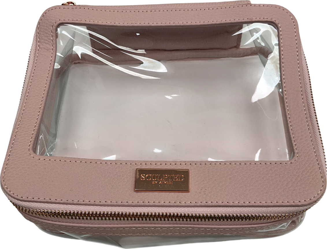 Sculpted by Aimee Pink Large Travel Makeup Bag One Size
