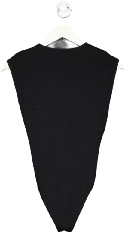 Zara Black Twist Front Bodysuit UK S