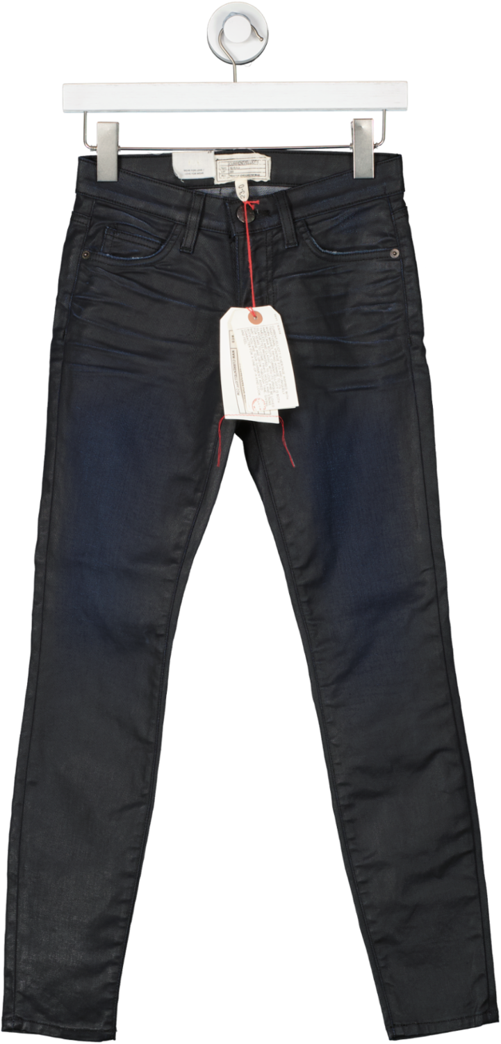 Current/Elliott Dark Blue Coated skinny Jeans  BNWT W23