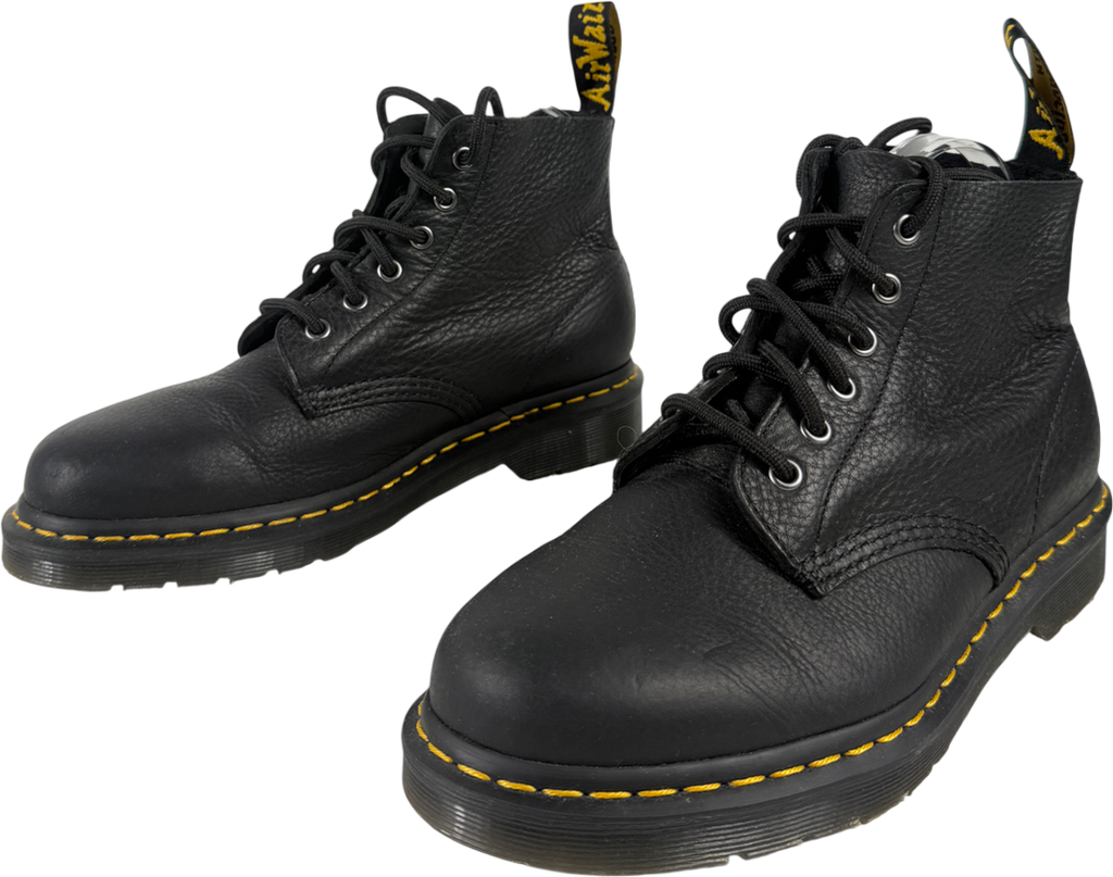 Dr Martens Black 1460 Pascal Virginia Lace-up Leather Boots UK 6.5 EU 39.5 👠