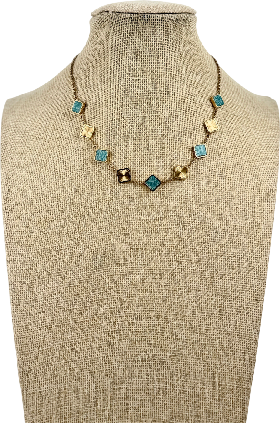 Abbott Lyon Amazonite Clover Necklace