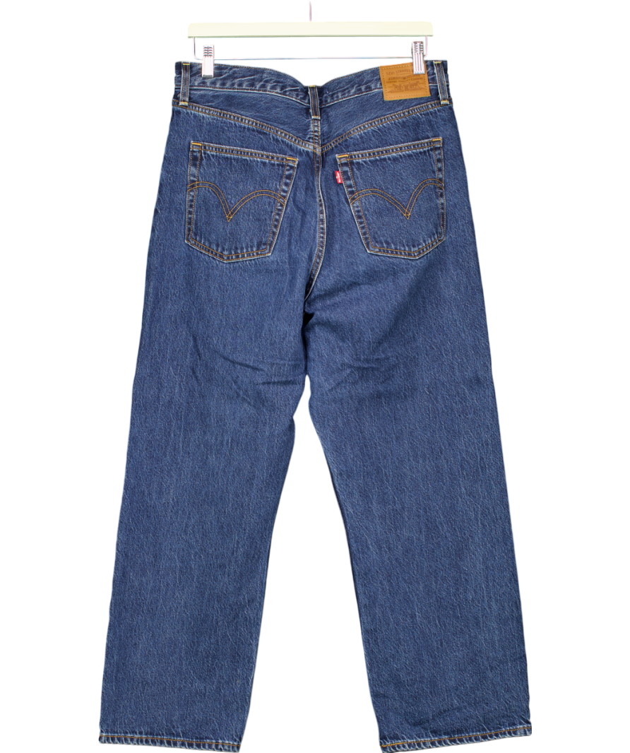 levis Blue Ribcage Straight Ankle Jeans W31