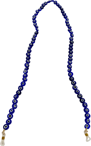 Rosie Fortescue Blue Evil Eye Sunglasses Chain