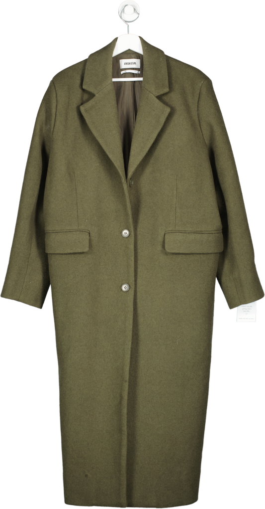 Weekday Green Witt Coat UK 14