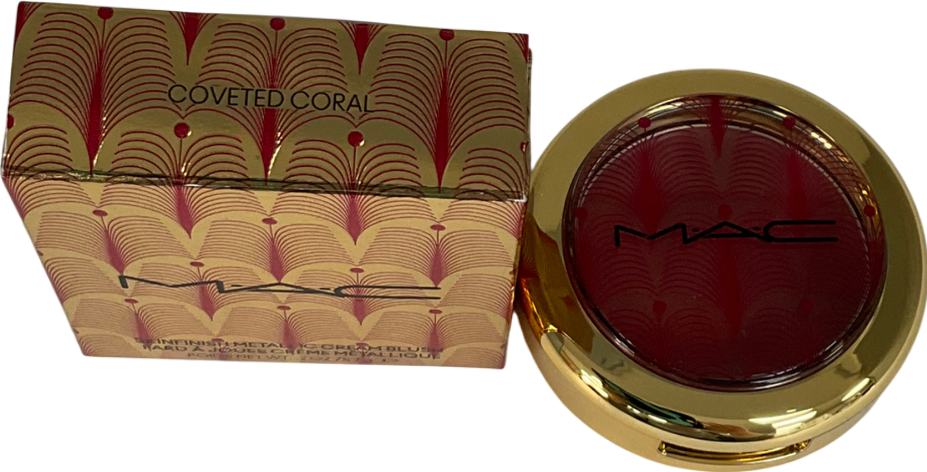 MAC Skin Finish Metallic Cream Blush Coveted Coral 5.7g