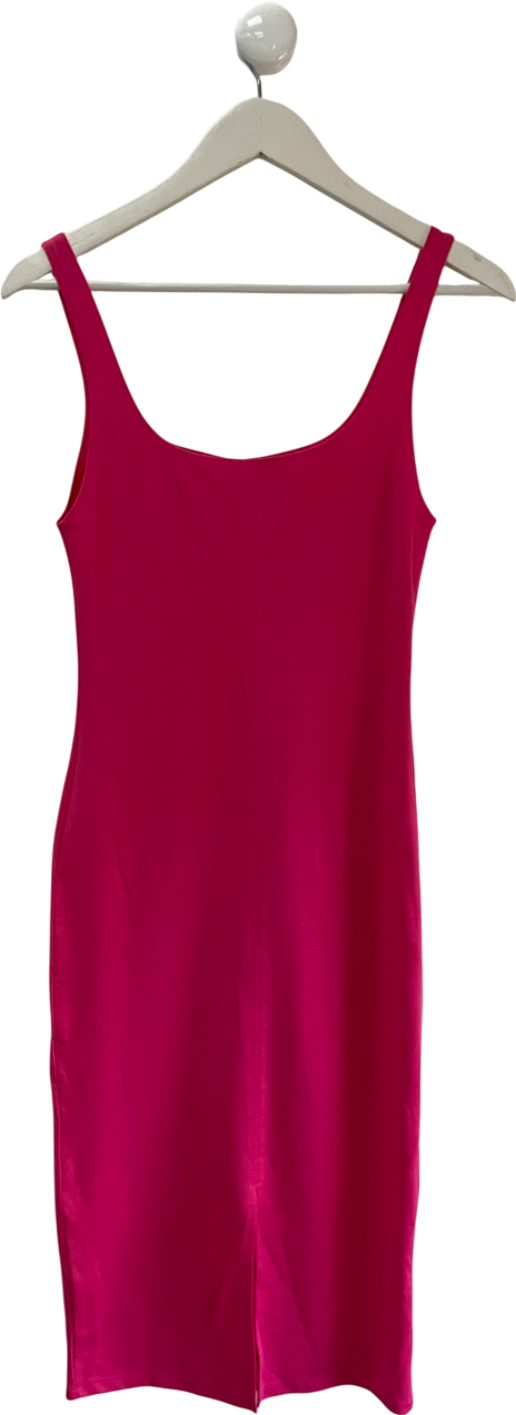 ZARA Hot Pink Maxi Dress UK M