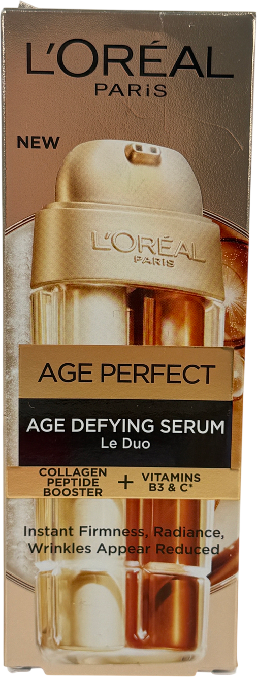 L'Oreal Age Perfect Serum Le Duo [with Collagen Peptide Boosters] 30ml