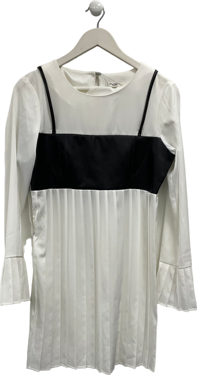 Jovonna London Black And White Blouse UK XS