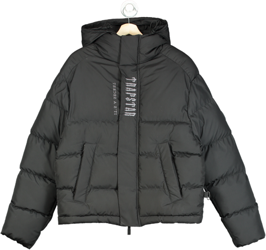 Trapstar Black Puffer Jacket UK S