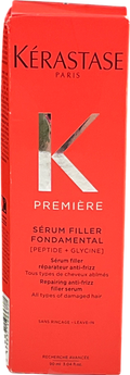 Kerastase Première Repairing Anti-frizz Filler Heat Protecting Hair Serum For Damaged Hair With Peptides And Glycine 90ml