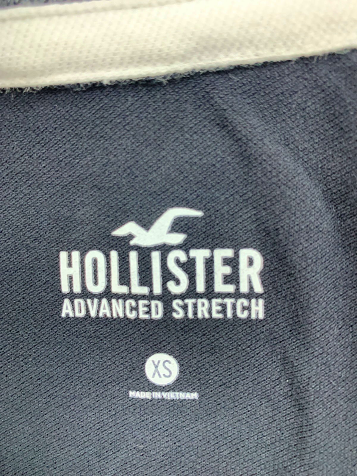 Hollister Navy Advanced Stretch Polo Shirt XS