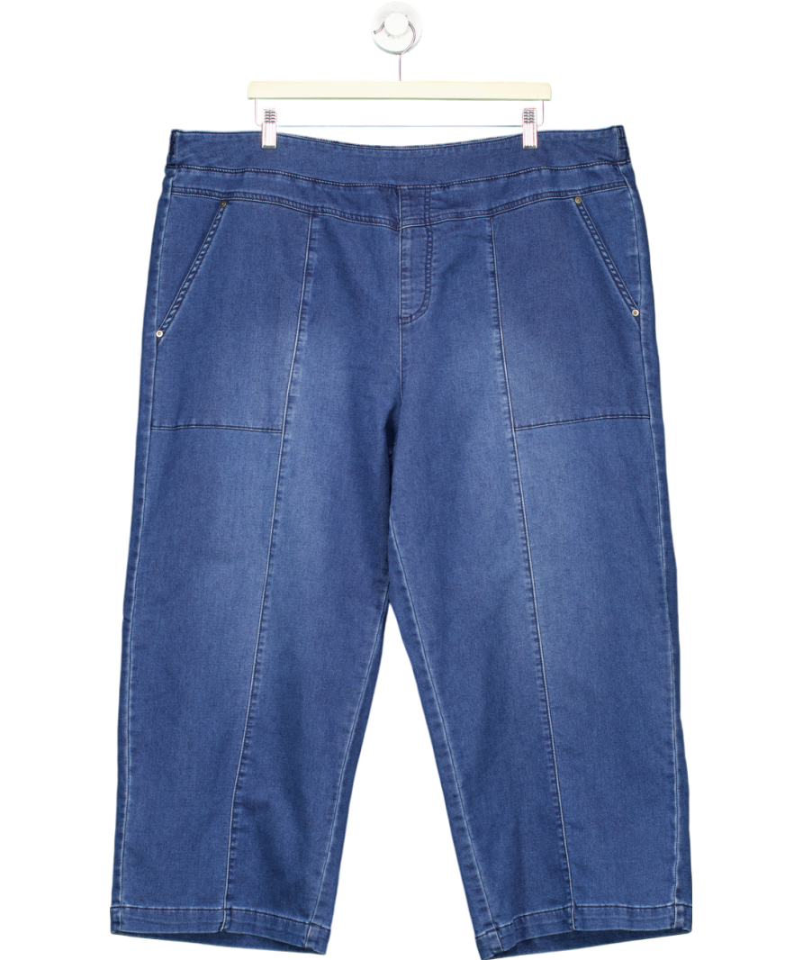 Virtuelle Blue Elasticated Waist Jeans UK 24