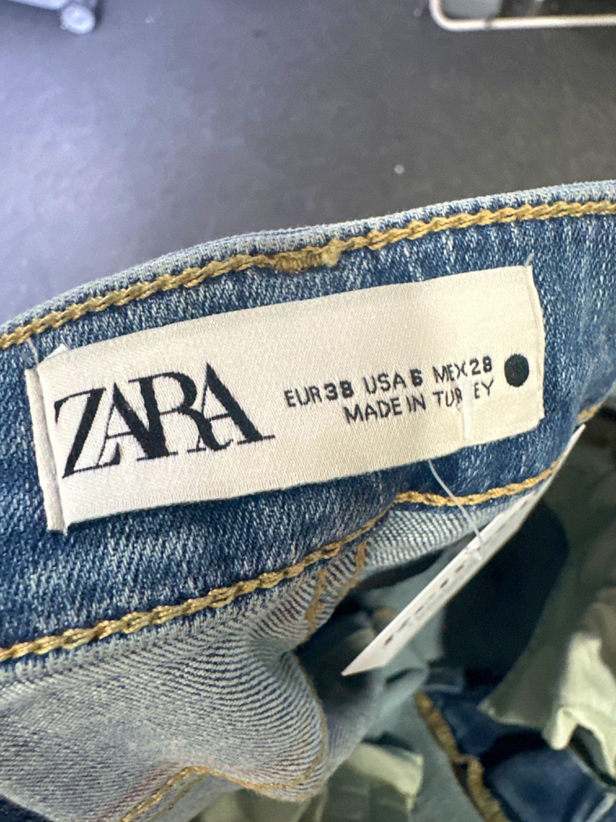 Zara Blue Denim Jeans UK 10