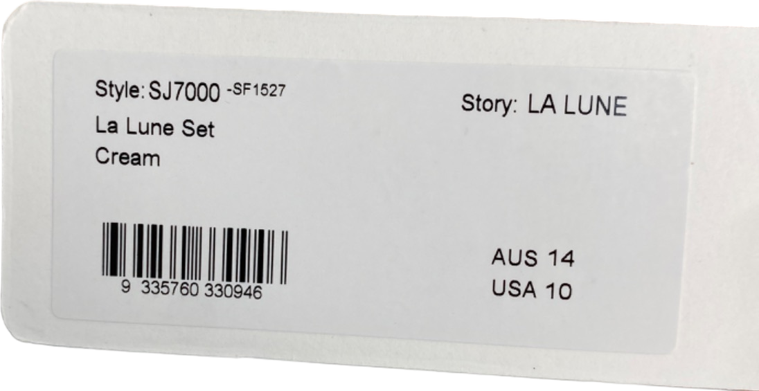 Shona Joy Cream La Lune Co-ord Set UK 14