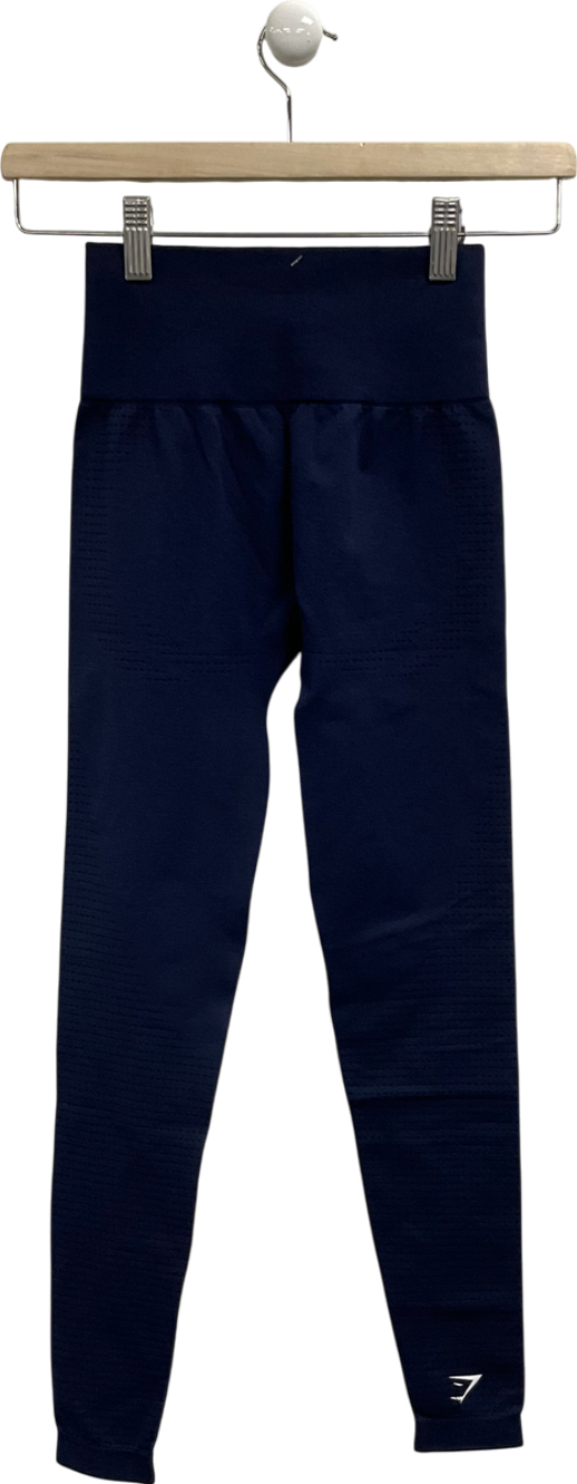 gymshark Blue Seamless High Waist Leggings UK XS