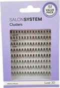 SALONSYSTEM Cluster Lashes Value Pack Medium 153 lashes