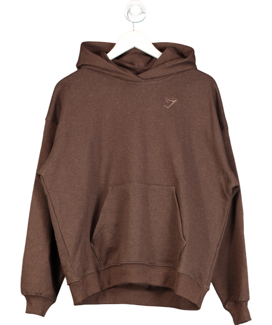 gymshark Brown Rest Day Sweats Hoodie UK XS