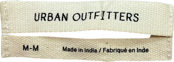 Urban Outfitters Cream Flower Print Chiffon Midi Skirt UK M