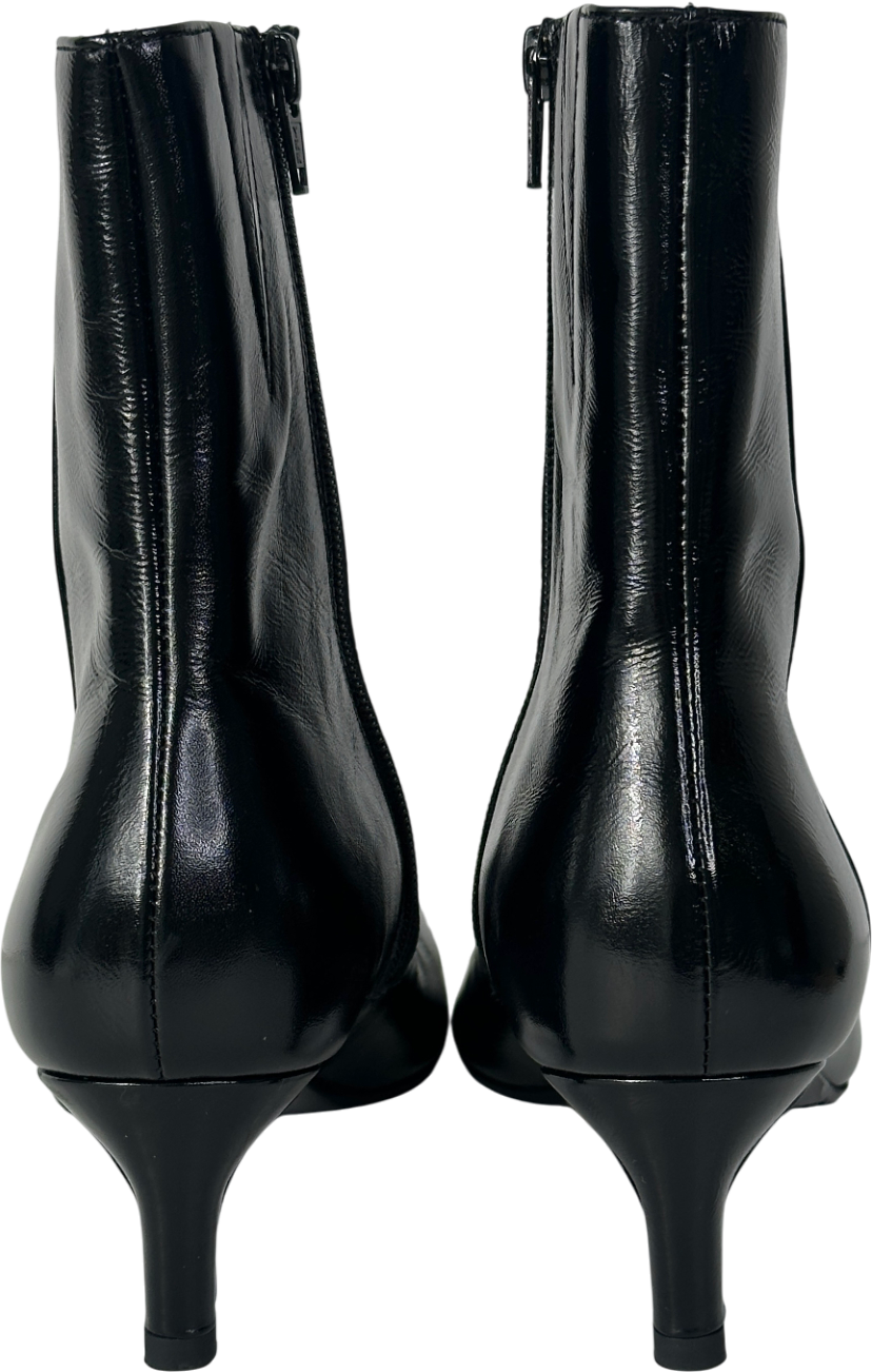 Sezane Black Garance Ankle Boots UK 7 EU 40 👠