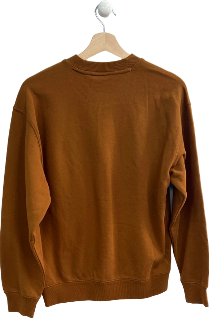 Carhartt Deep H Brown/Black Logo Sweatshirt xs