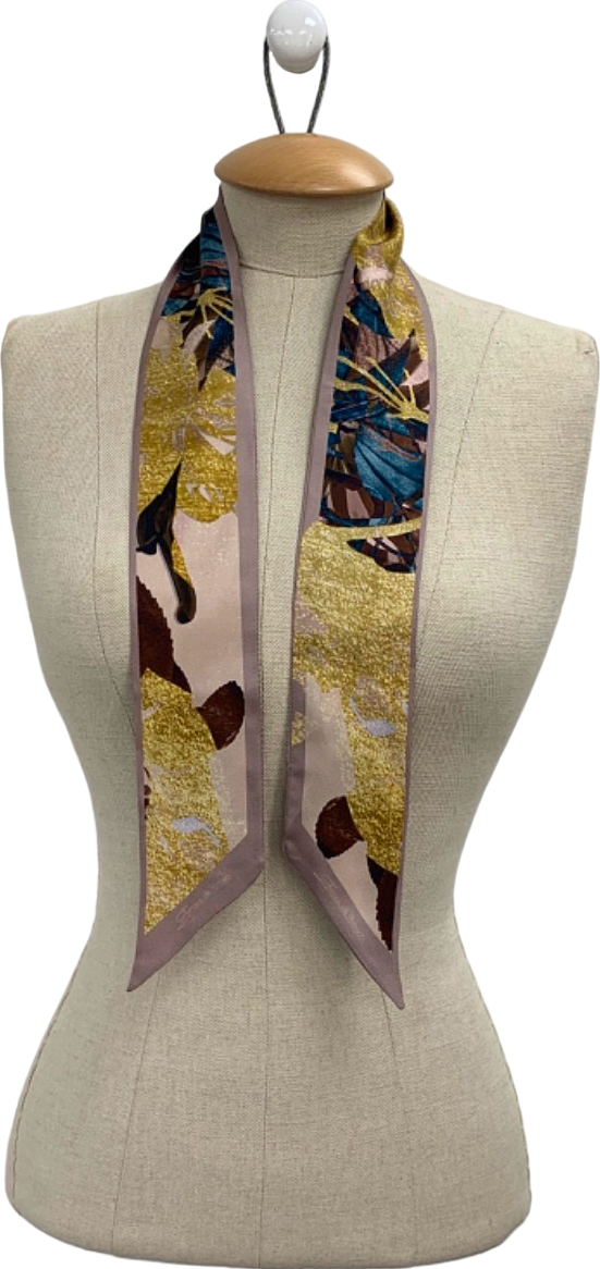 Grace de Monaco Floral Silk Scarf One Size