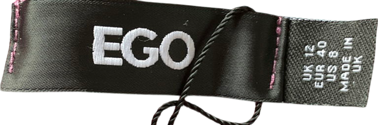 Ego Red Low Rise Frilly Skirt UK 12