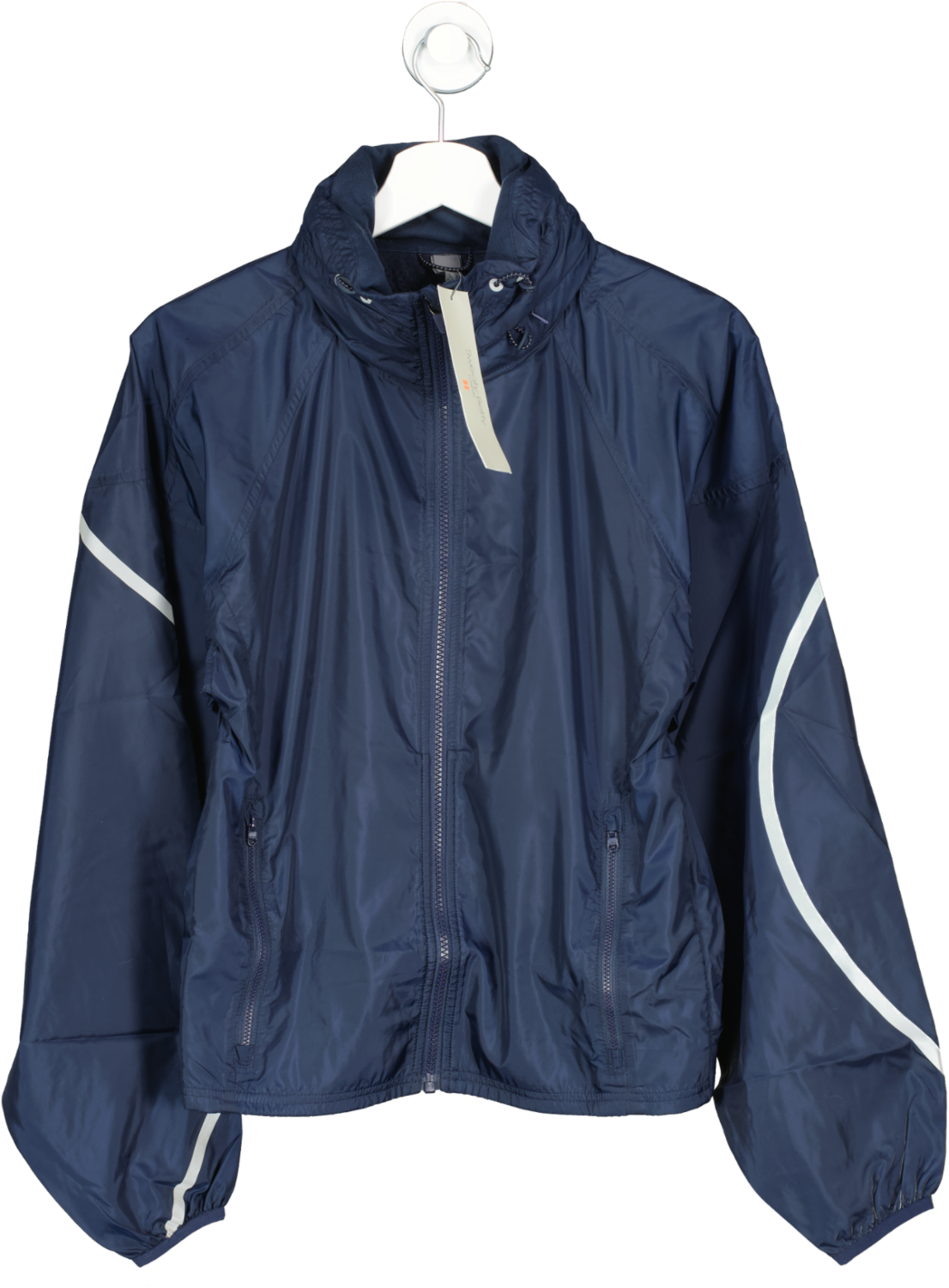 Sweaty Betty Navy Blue Pack Away Waterproof Jacket With Soft Jersey Lining Bnwt UK XXS