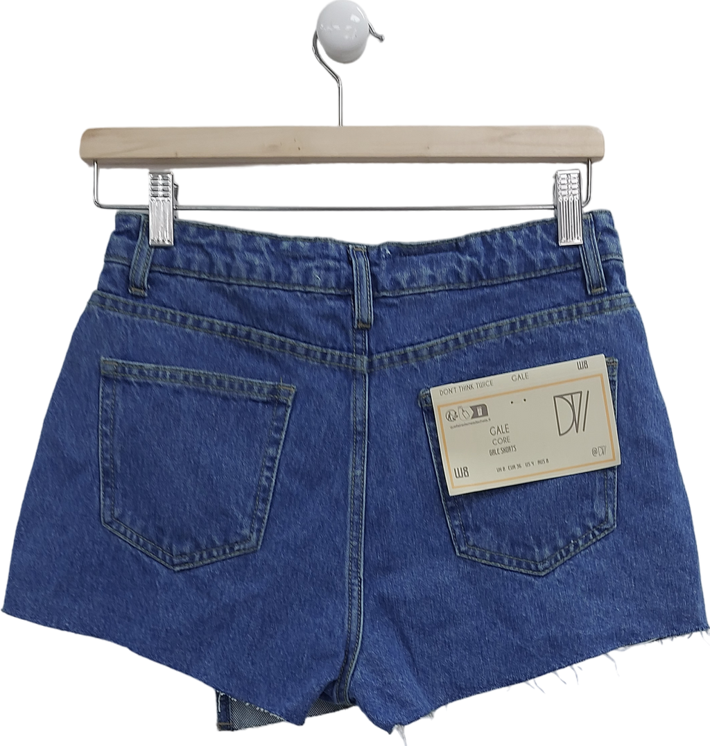 Don't Think Twice Blue Gale Denim Skort UK 8