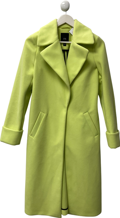 River Island Neon Green Trench Coat UK 10